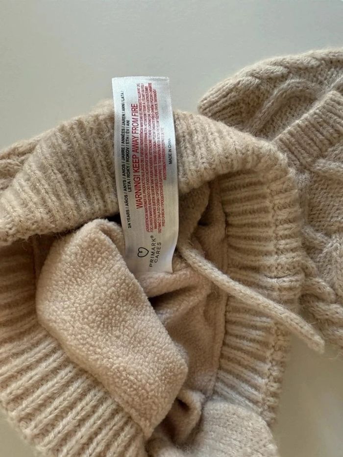 Ensemble bonnet / moufles Primark 2/4 ans - photo numéro 2