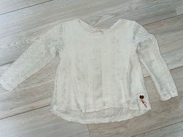 Lot Veste léopard + 2 hauts fille 3ans - photo numéro 9