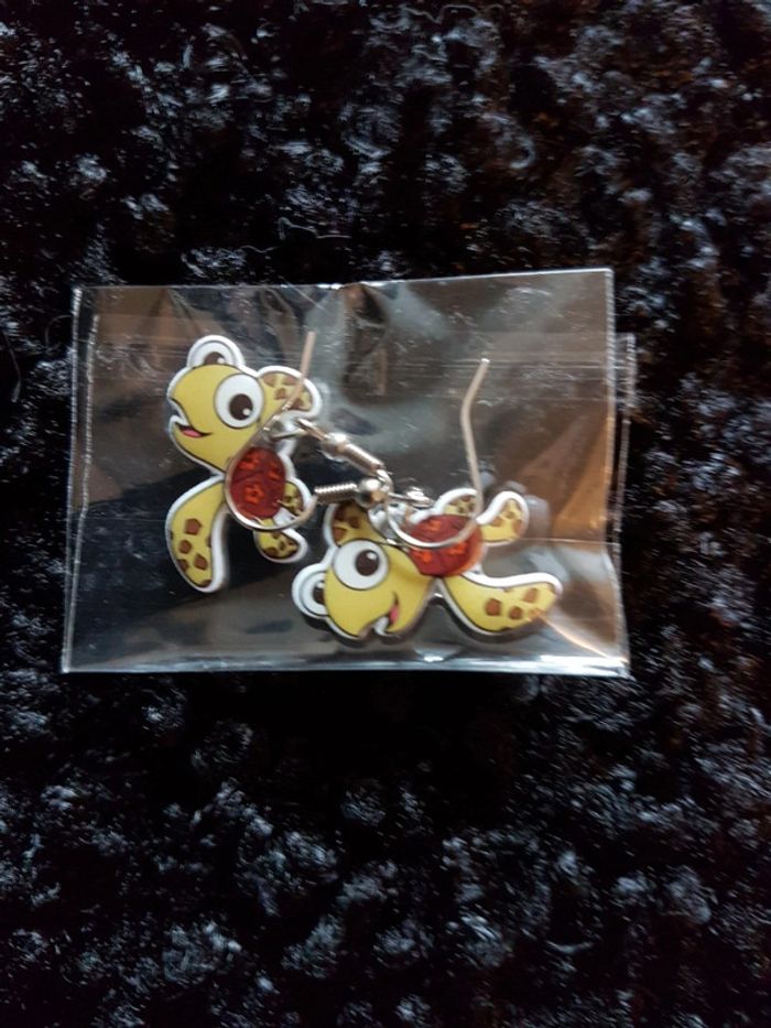 Boucles d oreilles tortue dans Nemo