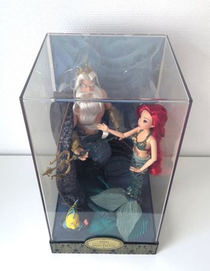 Poupée édition limitée Fairytale Ariel et Triton Disney NEUVE - photo numéro 11