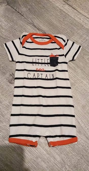 Combi bodie été 3 mois garçon