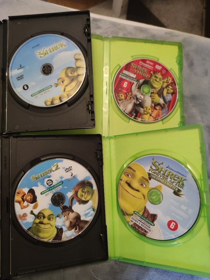 Lot de 4 DVD shrek - photo numéro 2