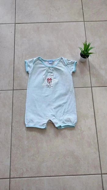 Barboteuse / combinaison été 12 mois disney minnie