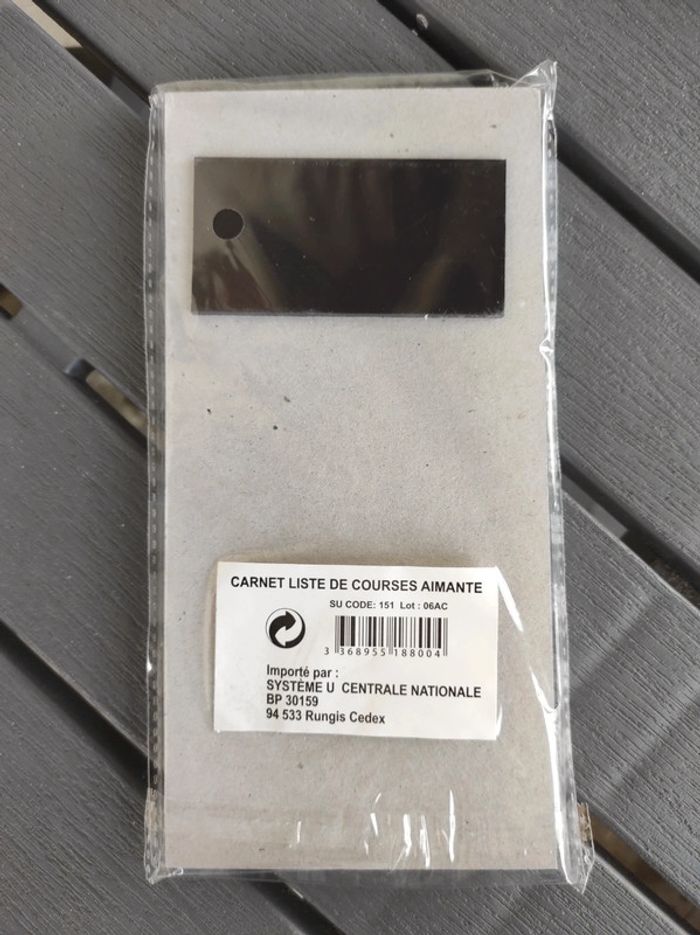 Carnet courses magnétique - photo numéro 2
