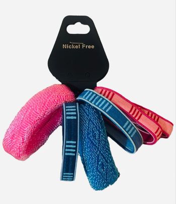 Lot X6 Elastique Cheveux Golden Collection