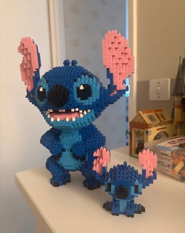 Disney Stitch nanoblocks mini lego Noel