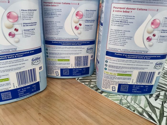 Lait calisma relais 2 ème age - photo numéro 3