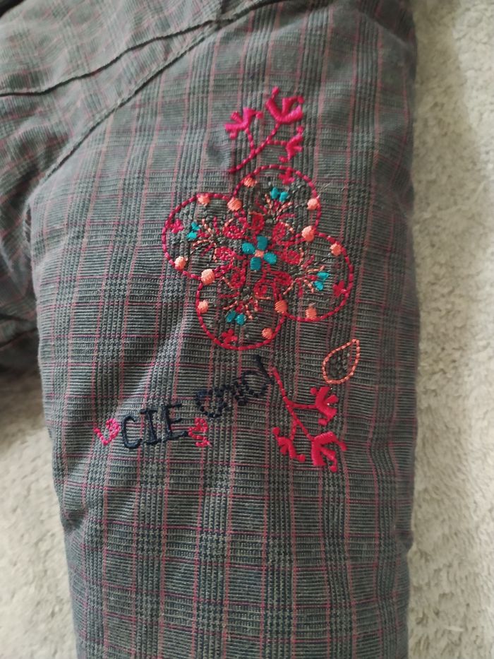 Manteau mi-long à Carreaux 12 mois - photo numéro 6