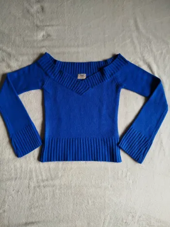Pull femme col bateau Pull&Bear taille S