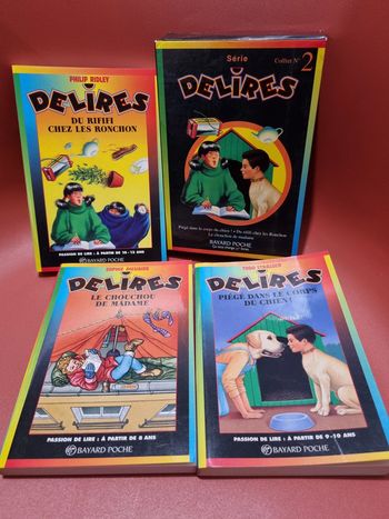 Lot de 3 livres "Délires" - coffret n°2