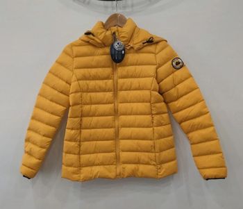 Doudoune hublot jaune taille XS neuve