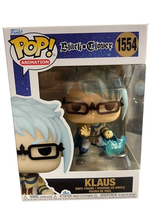 Figurine Funko Pop Black Clover Klaus 1554 neuf
