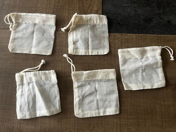 Sachets à thé tissu bio - photo numéro 2