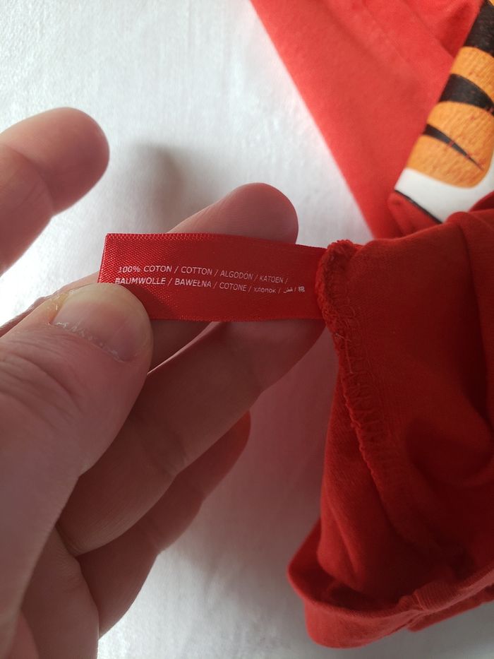 T-shirt rouge kellogg's manches courtes - photo numéro 4