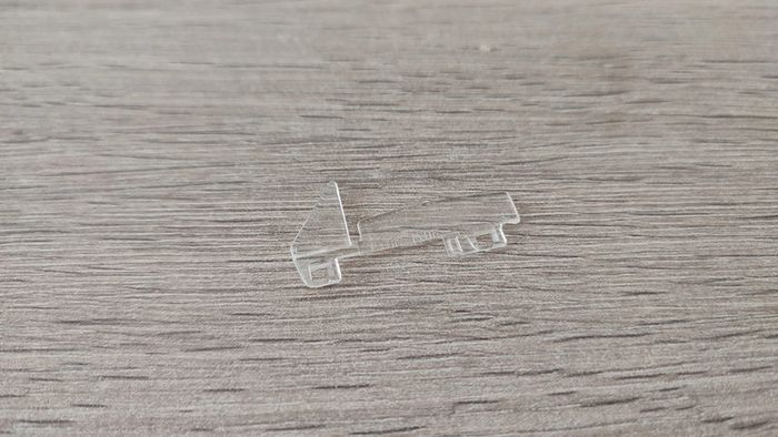 Vitre porte droite pièce miniature Porsche 356 B 1961 Burago BBurago 1/18 1/18e 1/18ème #B68