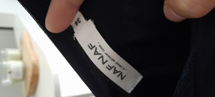 Robe bleu foncée Naf Naf - photo numéro 3