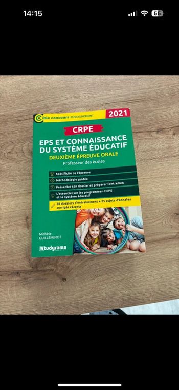 Livre CRPE pour l’oral d’entretien