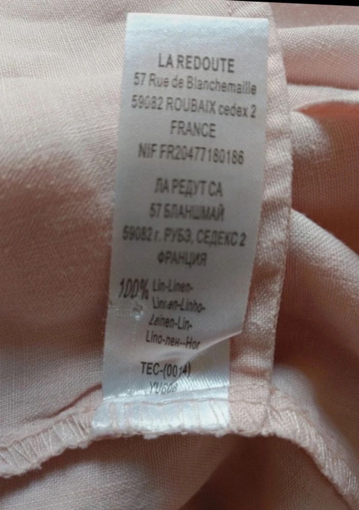 Superbe robe Edeis 100% lin t.38 dentelles - photo numéro 13