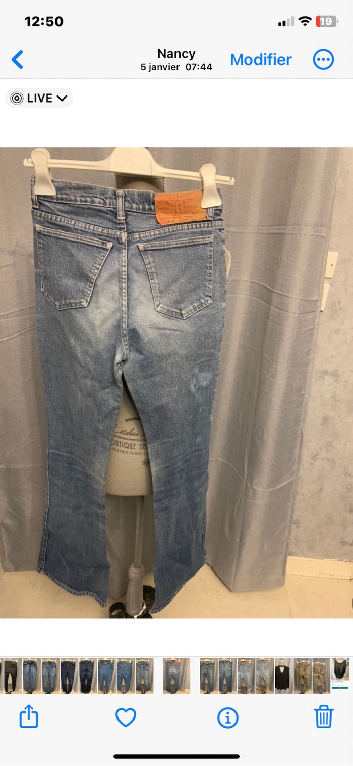 Jeans ancien taille 34/36 - photo numéro 2