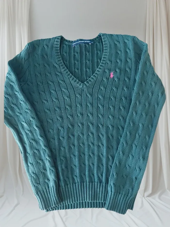 Pull femme- T.M -torsadé -ralph lauren - photo numéro 4