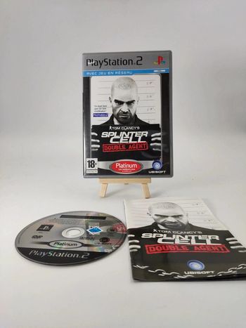 Jeu PS2 Splinter Cell Double Agent Complet FR platinum