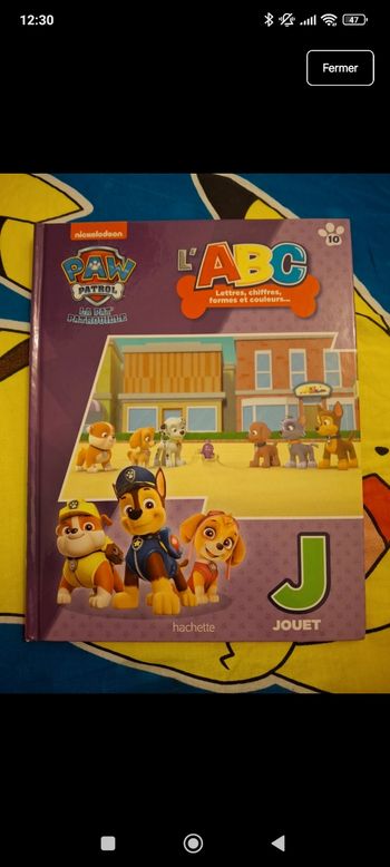 Pat patrouille lettre J