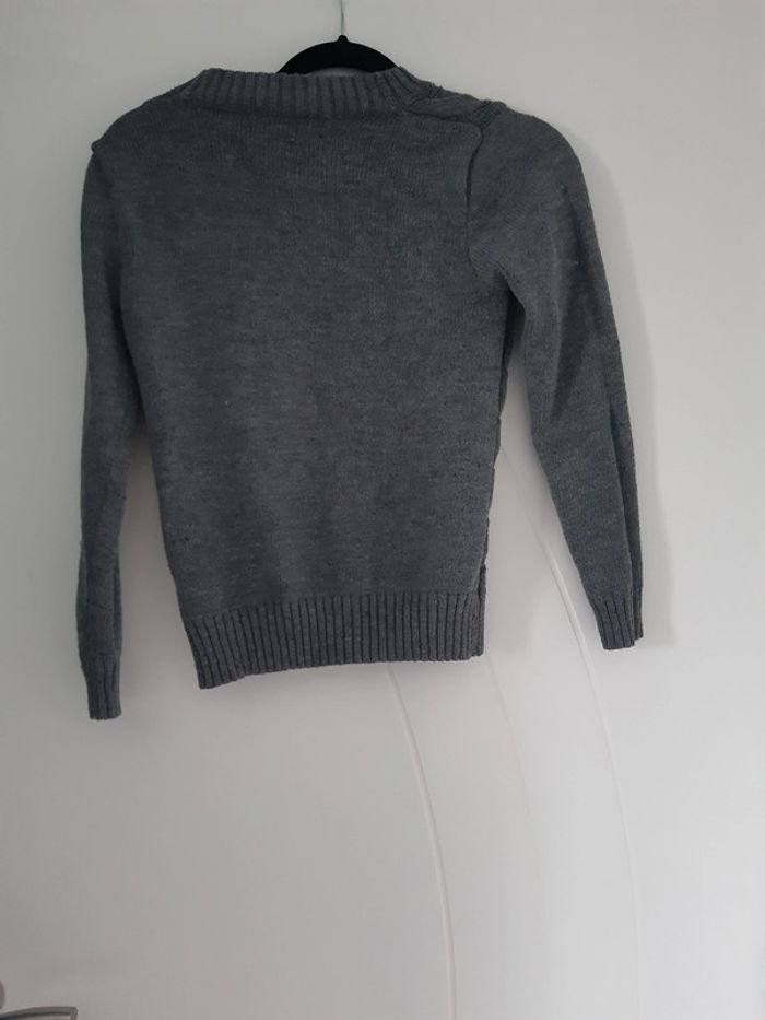 Pull gris S - photo numéro 3