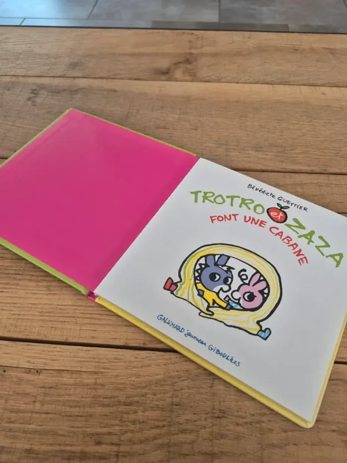 📚 Livre enfant – Trotro et zaza font une cabane 
Éditions Gallimard Jeunesse - photo numéro 2