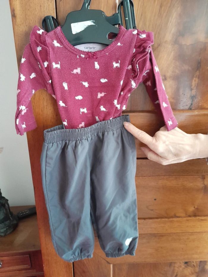 Pantalons violet et gris - photo numéro 9
