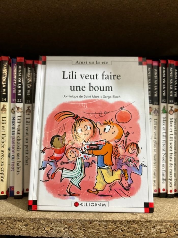 Livre, Lily veut faire une boum
