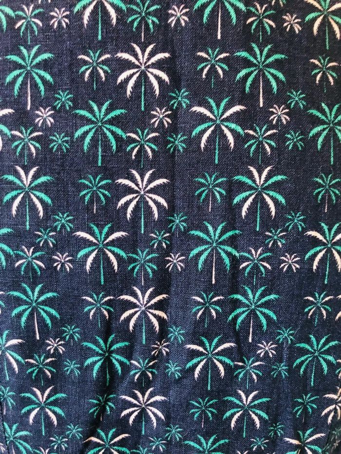 🌴Robe d’été nature 100% lin Etam Palm tree vibes Summer dress🌴 - photo numéro 12