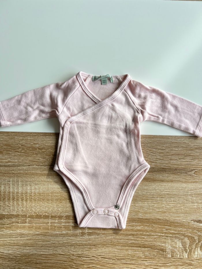 Lot bodies manches longues fille 1 mois - photo numéro 7