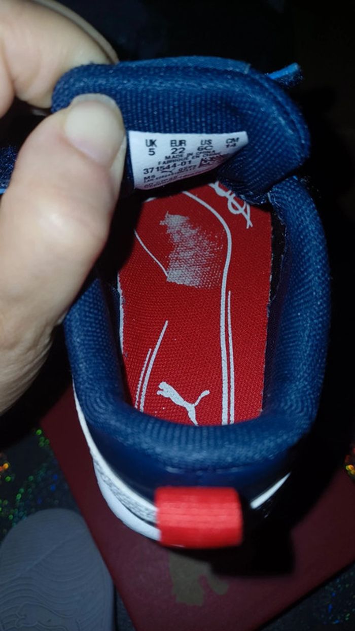 Baskets Puma pointure 22 - photo numéro 7
