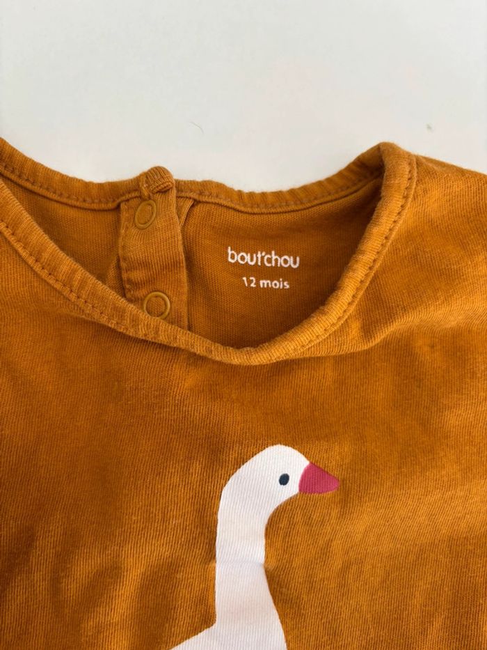 T-shirt manches longues Boutchou 12 mois - photo numéro 2