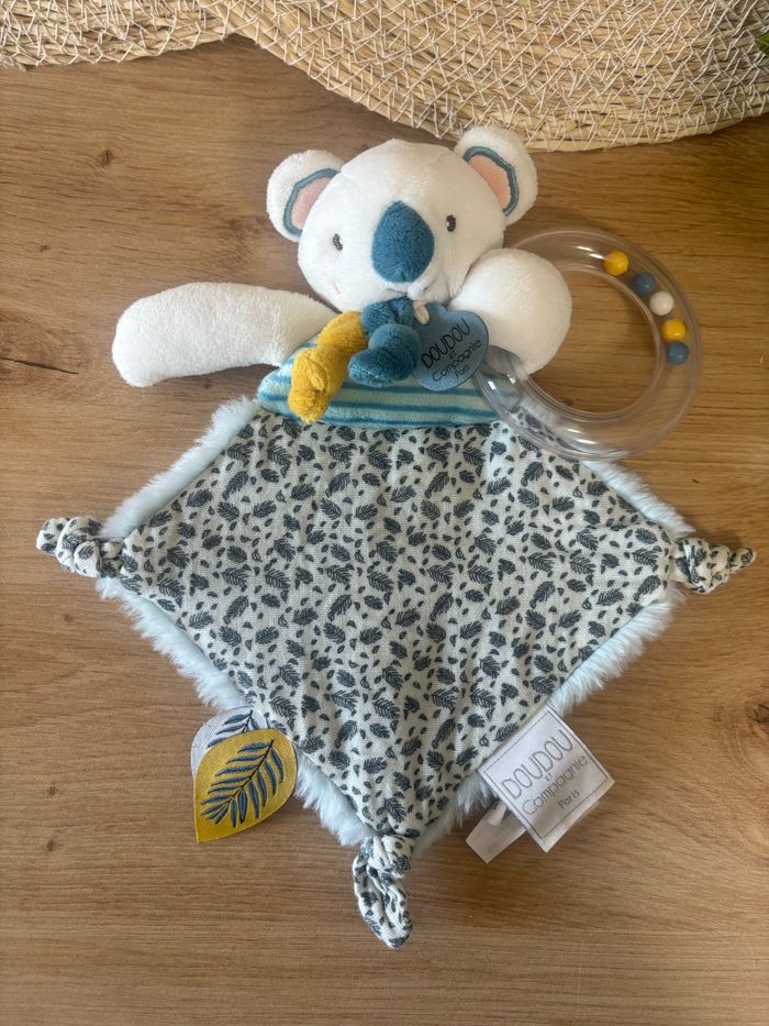 Doudou plat yoca koala anneau bille doudou et compagnie - photo numéro 2