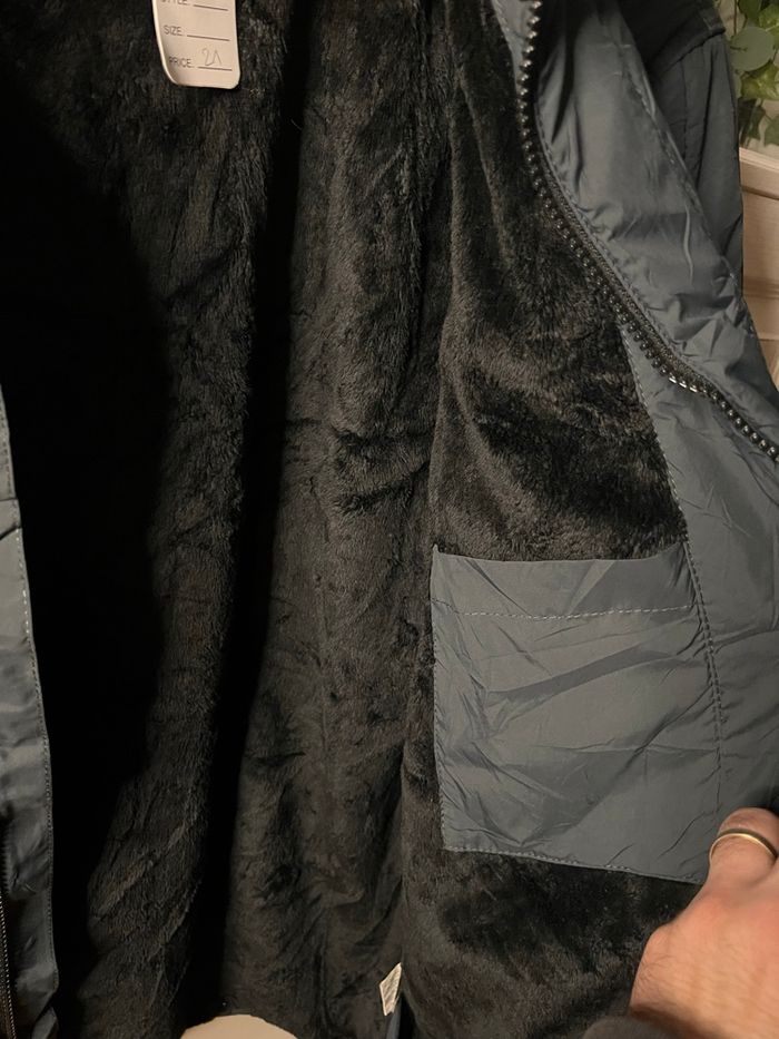 Veste polaire matelassée Tommy Hilfiger gris - Taille S - photo numéro 9