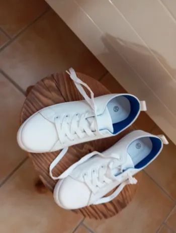 Baskets blanches femme