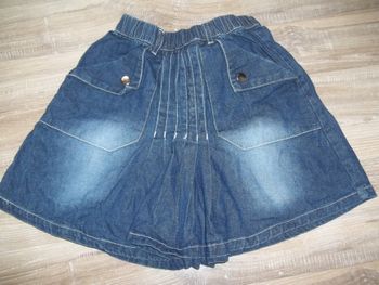 Jupe ample jean Little Girls 10 ans (Jupe1)