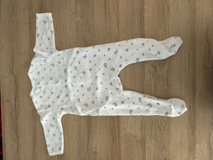 Pyjama en velours polaire bébé fille taille 9 mois Kiabi - photo numéro 2