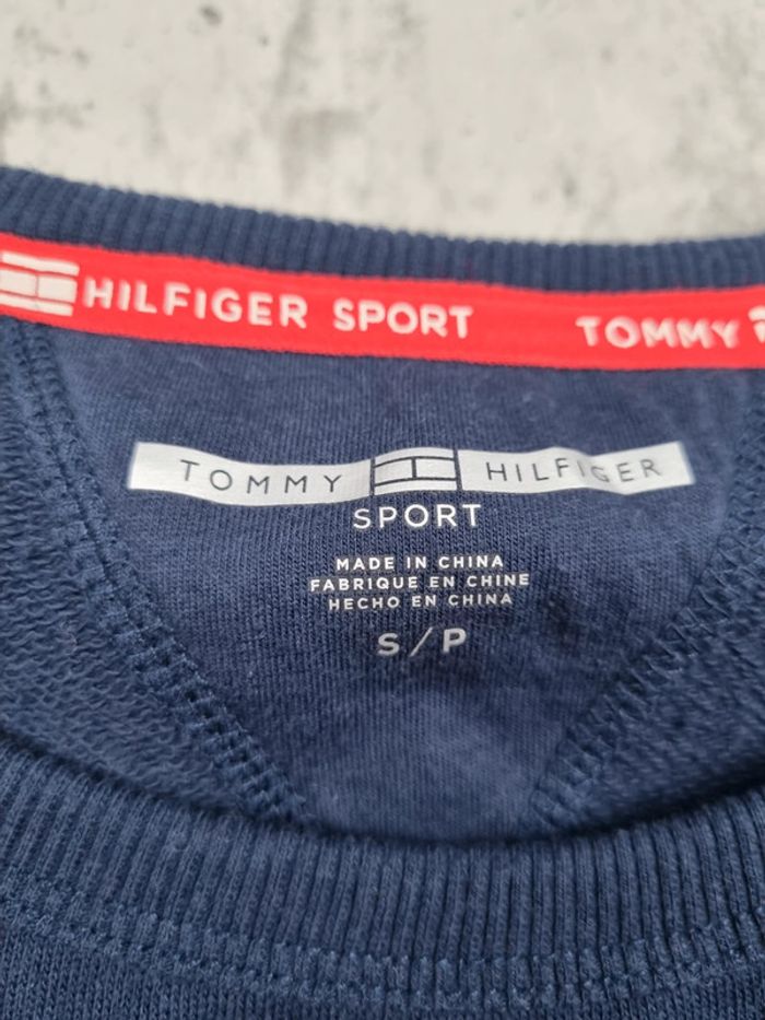 Crop top Tommy Hilfiger bleu marine S Femme (mesures en photos) - photo numéro 8