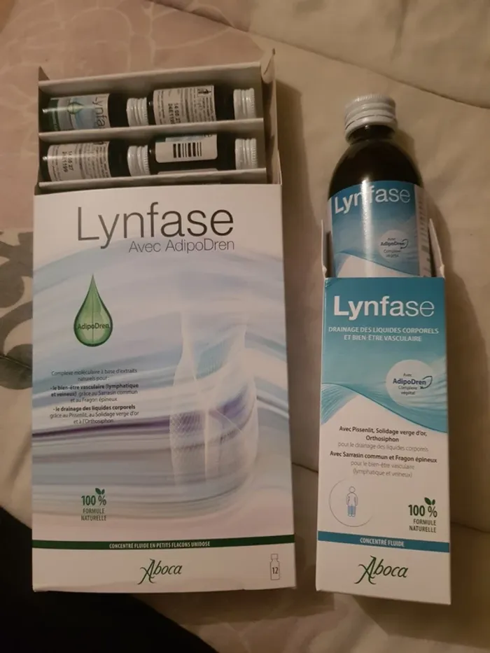 Soin lymphatique Lynfase neuf Aboca
