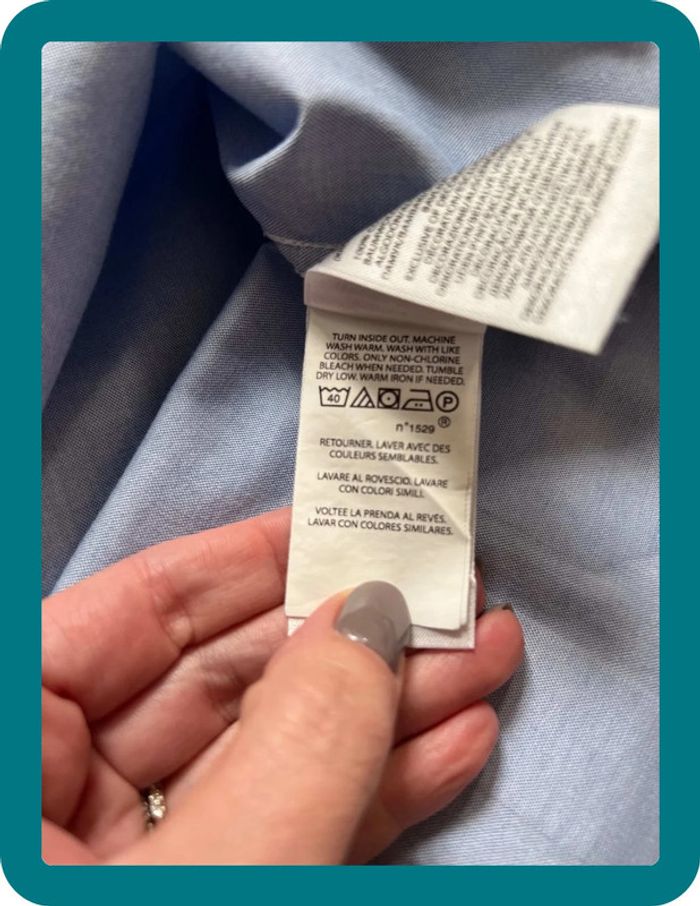 Chemise manches longues tunique mixte 8 ans - Ralph Lauren - photo numéro 8