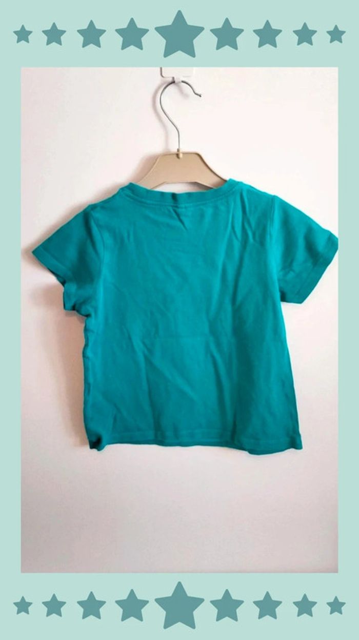 🍄 Tshirt 4 ans tête de mort Orchestra bleu clair - photo numéro 3