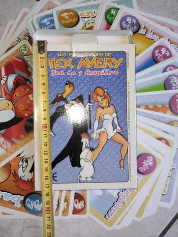 Jeu de 7 familles Droopy Tex Avery (grandes cartes)