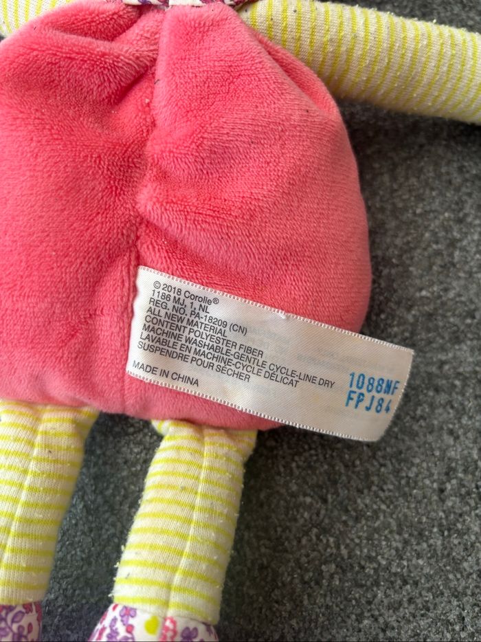 Peluche doudou poupée Corolle lutin - photo numéro 5