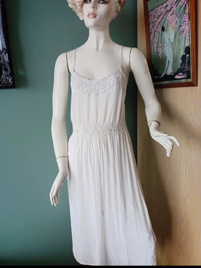 Robe dos nu blanche Zara  XS