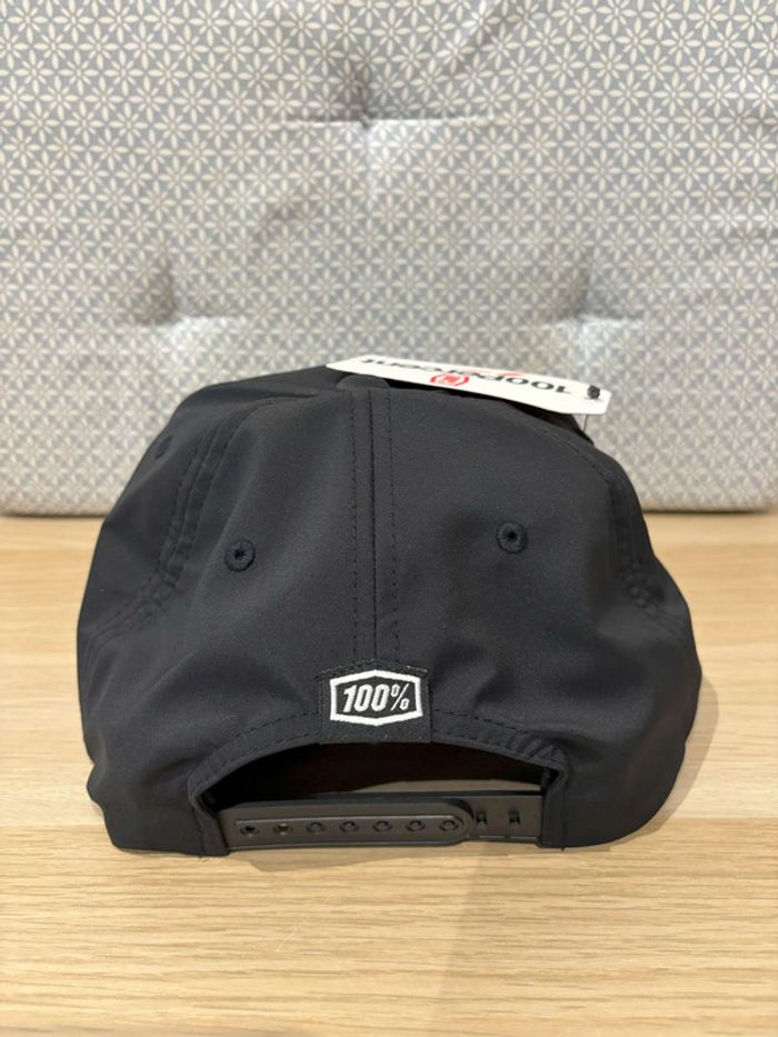 Casquette Noire Unie "100%" - photo numéro 2