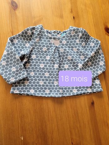 Pull chat okaidi 18 mois
