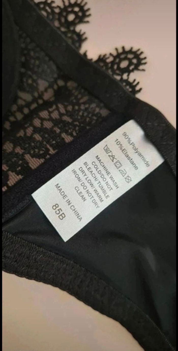 Soutien gorge bustier dentelle dos nageur - photo numéro 4