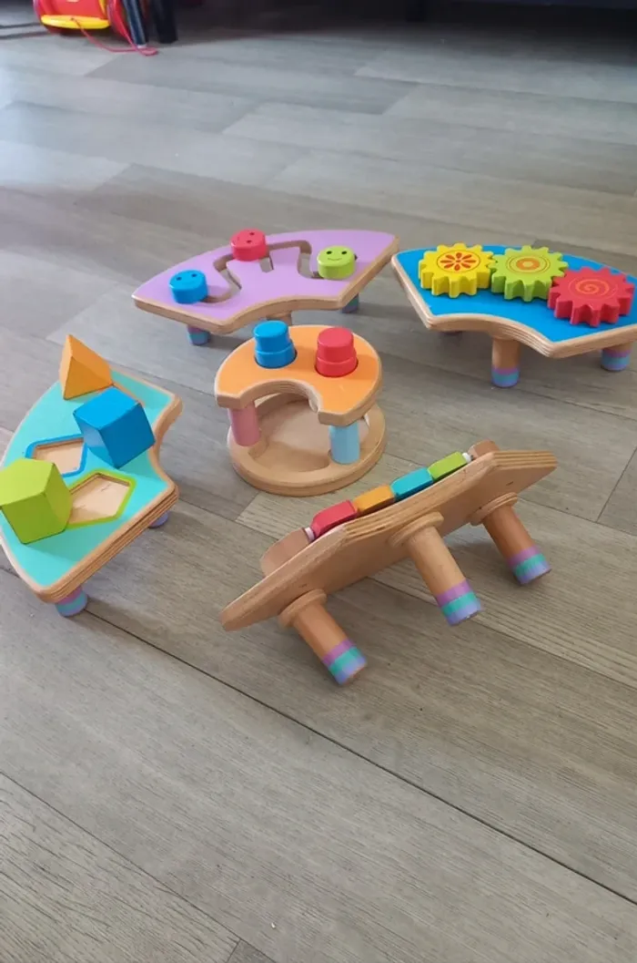 Jeu d'activités en bois - photo numéro 2